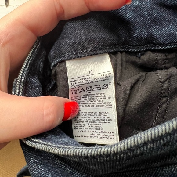 Old Navy Distressed Skinny Jeans, Rockstar Ankle, 10, Women - Picture 5 of 5